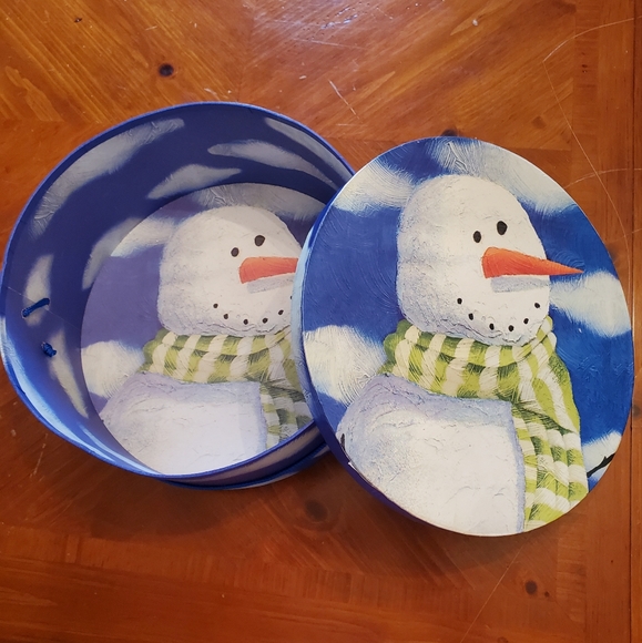 SNOWMAN Hat Box - Picture 5 of 7